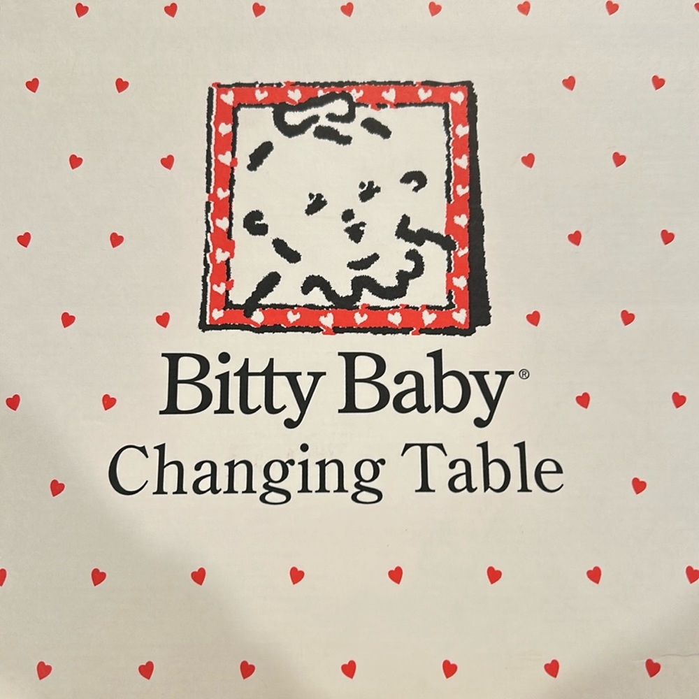 American Girl Bitty Baby changing table . - Picture 3 of 5